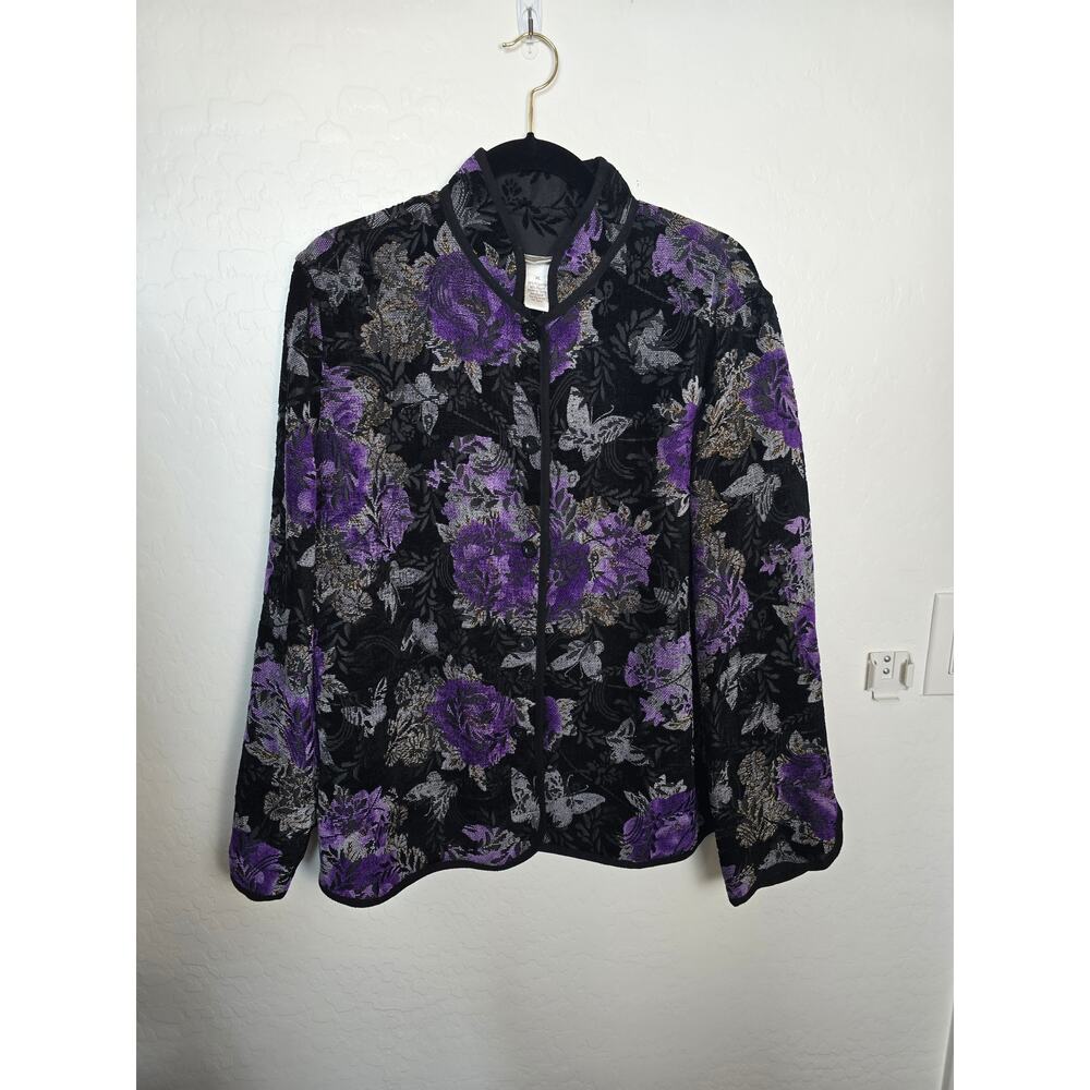 New Draper & Damon's  Blazer Purple Foral size Xl